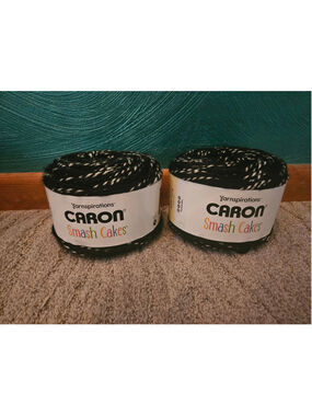 Two Caron Smash Cakes Yarn- licorice